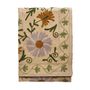 Throw blankets - Suzani Embroidered Cotton Throw - MADAM STOLTZ