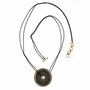 Jewelry - TALISMAN NECKLACE WITH DOUBLE ADJUSTABLE CHAIN “NUIT DES TEMPS” - ARKEOS COLLECTION - KARAWAN AUTHENTIC