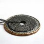 Jewelry - TALISMAN NECKLACE WITH DOUBLE ADJUSTABLE CHAIN “NUIT DES TEMPS” - ARKEOS COLLECTION - KARAWAN AUTHENTIC