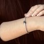 Bracelets - BRACELET NOEUD NOIR - ARGENT ET ARGENT OXYDÉ - FAIT MAIN - HOMME&FEMME - KARAWAN AUTHENTIC