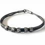 Bracelets - BRACELET TRESSE - ARGENT - FAIT MAIN - HOMME&FEMME Proposé en 2 tailles 18cm et 20cm. - KARAWAN AUTHENTIC