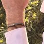 Bracelets - BRACELET TRESSE - ARGENT - FAIT MAIN - HOMME&FEMME Proposé en 2 tailles 18cm et 20cm. - KARAWAN AUTHENTIC