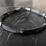 Bracelets - BRACELET TRESSE - ARGENT - FAIT MAIN - HOMME&FEMME Proposé en 2 tailles 18cm et 20cm. - KARAWAN AUTHENTIC
