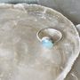 Jewelry - RING\" DROP\” SILVER 925 AQUA CHALCY - KARAWAN AUTHENTIC