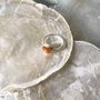 Bijoux - BAGUE "DROP" ARGENT 925 CORNALINE - KARAWAN AUTHENTIC
