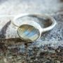 Bijoux - BAGUE "DROP" ARGENT 925 LABRADORITE - KARAWAN AUTHENTIC