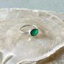 Jewelry - RING\" DROP\” ONYX GREEN 925 SILVER - KARAWAN AUTHENTIC