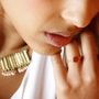 Jewelry - GOLD PLATED RING\" DROP\” CARNELIAN - KARAWAN AUTHENTIC