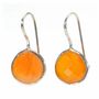 Jewelry - SILVER EARRINGS\" DROP\” CARNELIAN - KARAWAN AUTHENTIC