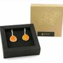 Jewelry - SILVER EARRINGS\" DROP\” CARNELIAN - KARAWAN AUTHENTIC