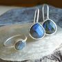 Jewelry - SILVER\" DROP\” LABRADORITE EARRINGS - KARAWAN AUTHENTIC