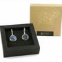 Jewelry - SILVER\" DROP\” LABRADORITE EARRINGS - KARAWAN AUTHENTIC