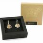 Bijoux - BOUCLES D'OREILLES ARGENT "DROP" QUARTZ FUMÉ - KARAWAN AUTHENTIC