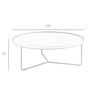 Tables basses - Table basse ronde en noyer - ANGEL CERDÁ