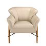 Fauteuils - Fauteuil en cuir sable - ANGEL CERDÁ