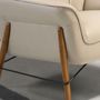 Fauteuils - Fauteuil en cuir sable - ANGEL CERDÁ