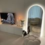 Miroirs - Arch - Miroir pleine longueur avec lumières LED (70x150cm) - SCANDINAVIAN GLASSFACTORY
