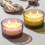 Candles - Dark Pastel Plum - Vanilla Scented Candle Double Wick 130 g. - RUBY