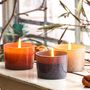 Candles - Unique Style Grey - Apple Cinnamon Scented Candle 120 g. - RUBY