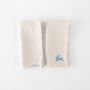 Linge de table textile - Serviettes de Pâques en lin beige (lot de 2) - OURY HOME