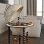 Chariots pour restaurants - Zoffoli Bar Globe Explora Old White - ZOFFOLI MAPPAMONDI