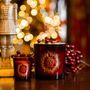 Bougies - Bougie de Noël en cire de soja parfumée faite à la main avec couvercle - EDITION FRAGRANCES