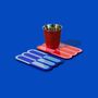 Tea and coffee accessories - Wave Coaster – Graphic Table Accent in Color - ISUWA