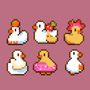 Children's arts and crafts - Magnet kit - Duckies - CANEVAS FATAL