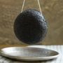 Beauty products - ORGANIC KONJAC SPONGE - WITH BAMBOO CHARCOAL - IN A BOX - KARAWAN AUTHENTIC