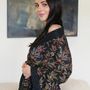 Prêt-à-porter - KIMONO BLACK FLOWER - KARAWAN AUTHENTIC