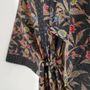 Prêt-à-porter - KIMONO BLACK FLOWER - KARAWAN AUTHENTIC