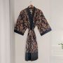Prêt-à-porter - KIMONO BLACK FLOWER - KARAWAN AUTHENTIC