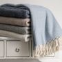 Throw blankets - Ruby Plaid - SOFIA TOSCANO