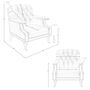 Armchairs - Cognac brown leather Chester armchair - ANGEL CERDÁ