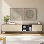 Services - 'Esquisto 01 Circular Gris' - Original Painting - 110x110cm - PERSPECTIVA 10