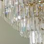 Suspensions - Lustre Fulgurant doré - SIGNATURE MOBILIER ET DÉCORATION