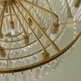 Suspensions - Lustre Fulgurant doré - SIGNATURE MOBILIER ET DÉCORATION