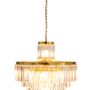 Suspensions - Lustre Fulgurant doré - SIGNATURE MOBILIER ET DÉCORATION