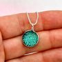 Jewelry - 9 dichroic glass pendant necklaces - BIJOUX EVIDENCE