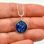 Jewelry - 9 dichroic glass pendant necklaces - BIJOUX EVIDENCE