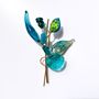 Cadeaux - Broche plaqué or 18 carats et verre de Murano artisan - CHAMA NAVARRO