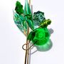 Cadeaux - Broche plaqué or 18 carats et verre de Murano artisan - CHAMA NAVARRO