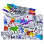 Children's desks - colour-in dinosaur pencil case - EATSLEEPDOODLE