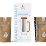 Tea and coffee accessories - New generation 1.5L glass filter jug - LE CHARBON ACTIF FRANCAIS