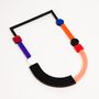 Jewelry - Impulse U Necklace - Bold abstract jewelry for the fearless - PAMELA COROMOTO
