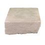 Fireplaces - Axel Wabi-Sabi Off-White Limestone Element – Natural Stone Simplicity - MAISON LEON VAN DEN BOGAERT ANTIQUE FIREPLACES AND RECLAIMED DECORATIVE ELEMENTS