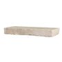 Fireplaces - Axel Wabi-Sabi Off-White Limestone Element – Natural Stone Simplicity - MAISON LEON VAN DEN BOGAERT ANTIQUE FIREPLACES AND RECLAIMED DECORATIVE ELEMENTS