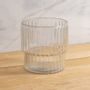 Glass - Ribbed glasses and carafes - BE HOME