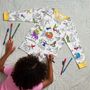 Loisirs créatifs pour enfant - Pyjama à colorier - EATSLEEPDOODLE