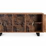 Sideboards - Acacia wood and metal sideboard - GINER Y COLOMER